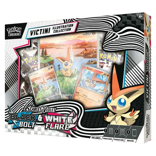 Pokémon - Coffret Illustration Victini : Écarlate et Violet : EV10.5 – Foudre Noire et Flamme Blanche