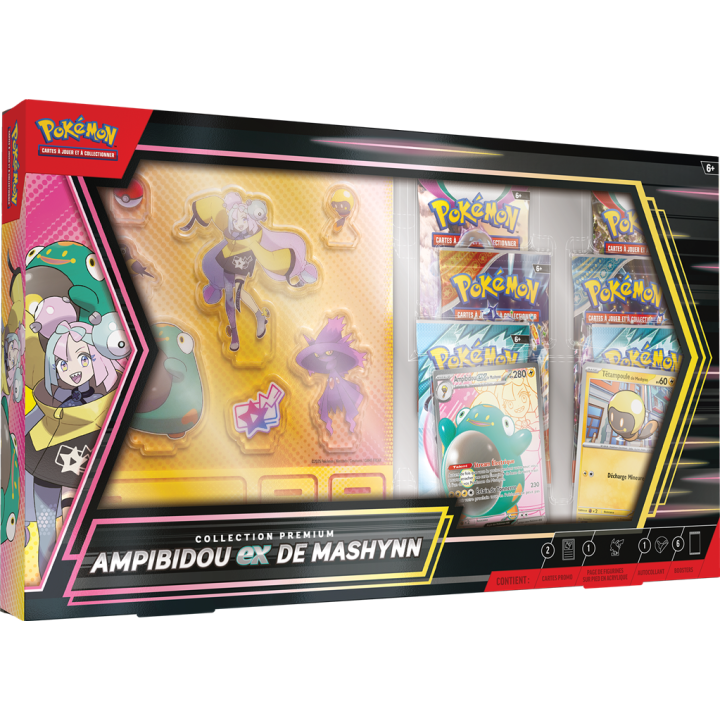 Pokémon : Coffret Premium Ampibidou-ex de Mashynn