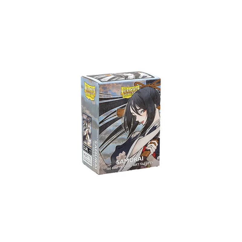 Dragon Shield - 100 Standard Sleeves - Matte Dual Art : Samurai Dragon Shield - 100 Standard Sleeves - Matte Dual Art : Samurai