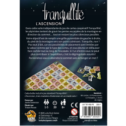 Jeux de société - Tranquillité - L'Ascension