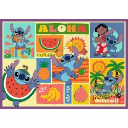 Puzzle - Stitch Amusant - 4x250 Pièces