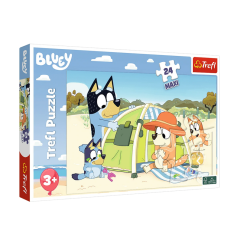 Puzzle Trefl -  Puzzle Bluey's Great Day - 24 maxi pièces