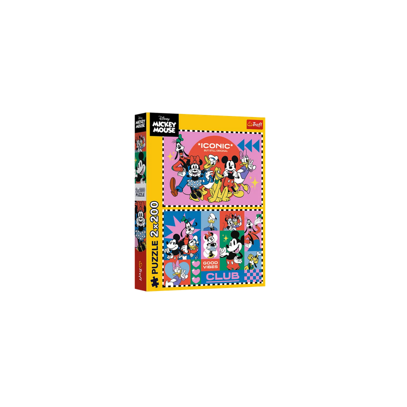 Puzzle Trefl : Mickey avec ses amis - 2 x 200 Pièces