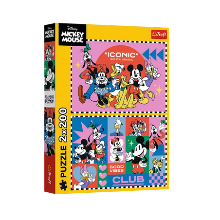 Puzzle Trefl : Mickey avec ses amis - 2 x 200 Pièces