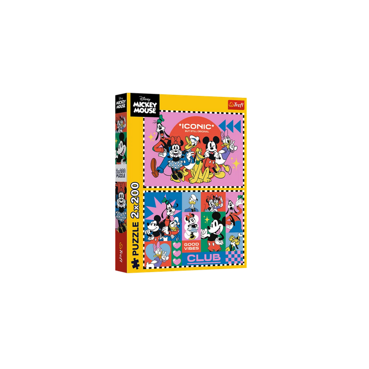 Puzzle Trefl : Mickey avec ses amis - 2 x 200 Pièces
