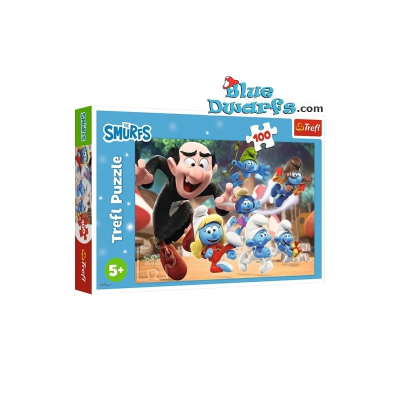 Puzzle Schtroumpf - Les leçons du Grand Schtroumpf - 100 pièces