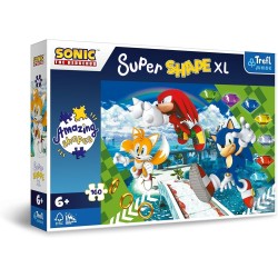 Puzzle Trefl Junior -  Sonic The Hedgehog - 160 Pièces Super Shape XL