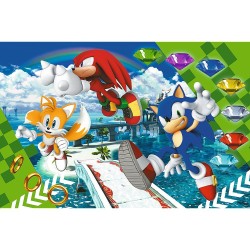Puzzle Trefl Junior -  Sonic The Hedgehog - 160 Pièces Super Shape XL