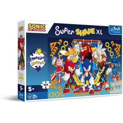 Puzzle Trefl Junior -  Sonic The Hedgehog Universe - 160 Pièces Super Shape XL