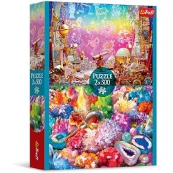 Puzzle Trefl - 2 Puzzles - Cosmos et Cristaux - 2X500 pièces