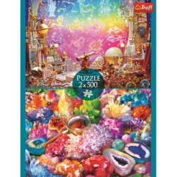 Puzzle Trefl - 2 Puzzles - Cosmos et Cristaux - 2X500 pièces