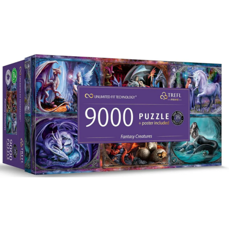 Puzzle -  Anne Stokes : Créatures Fantastiques - 9000 pièces
