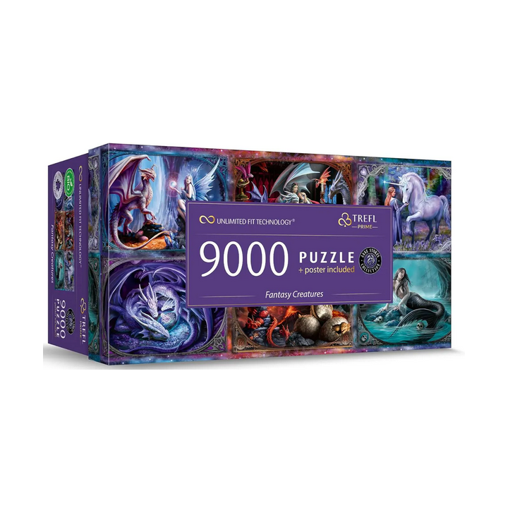 Puzzle -  Anne Stokes : Créatures Fantastiques - 9000 pièces