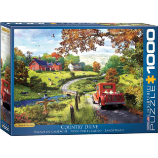 Puzzle Eurographics - Dominic Davison : Country Drive - 1000 pièces