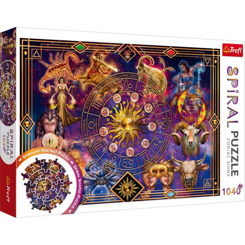 Puzzle Spiral - Les Signes du Zodiaque - 1040 Pièces Puzzle Spiral - Les Signes du Zodiaque - 1040 Pièces