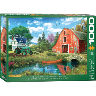 Puzzle Eurographics - La grange rouge - 1000 pièces