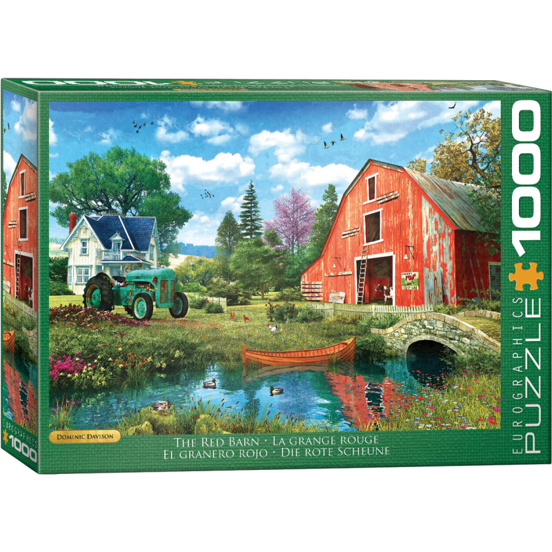 Puzzle Eurographics - La grange rouge - 1000 pièces
