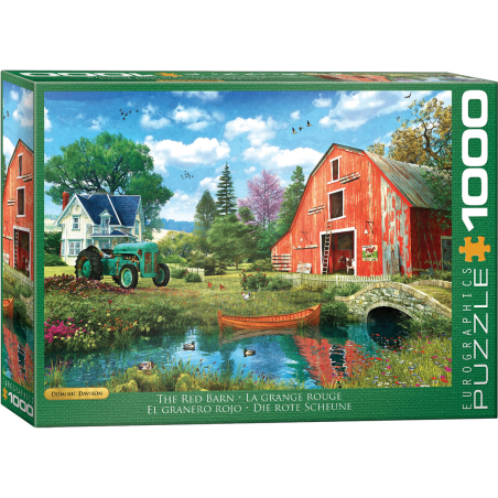 Puzzle Eurographics - La grange rouge - 1000 pièces