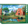 Puzzle Eurographics - La grange rouge - 1000 pièces
