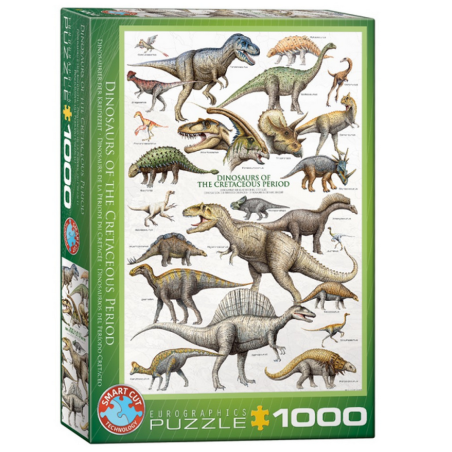 Puzzle Eurographics - Dinosaures de la Période du Crétacée - 1000 Pièces