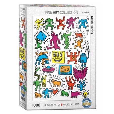Puzzle Eurographics Fine Art - Keith Haring : Collage - 1000 Pièces