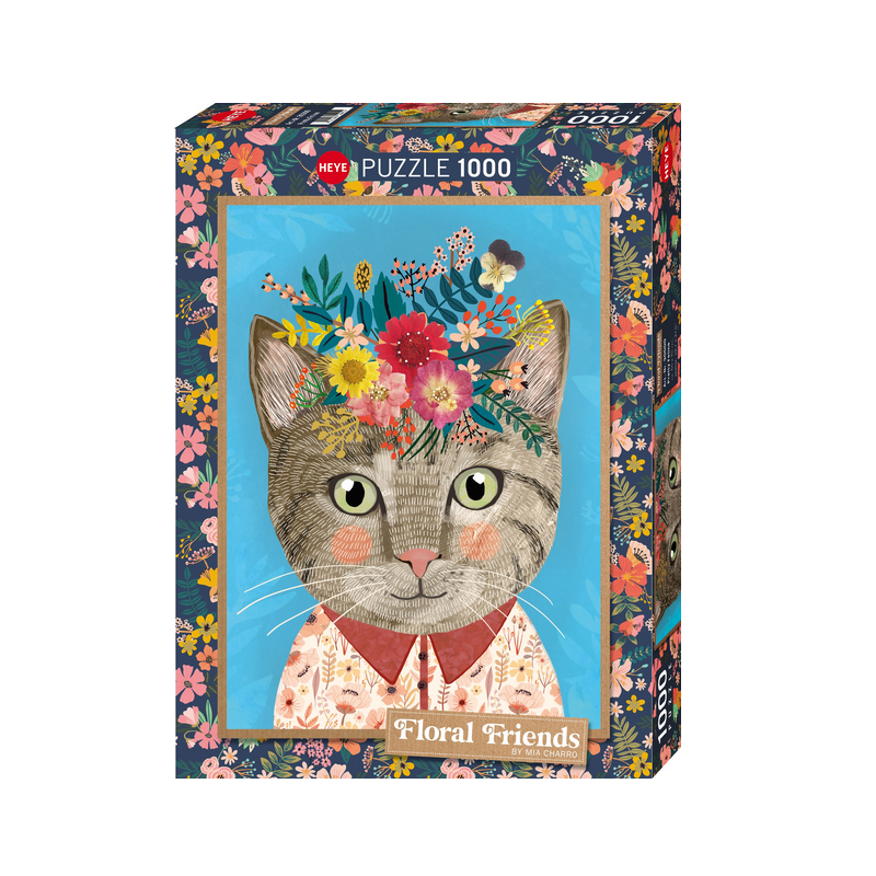 Puzzle Heye - Mia Charro :  Jolie Féline - 1000 pièces