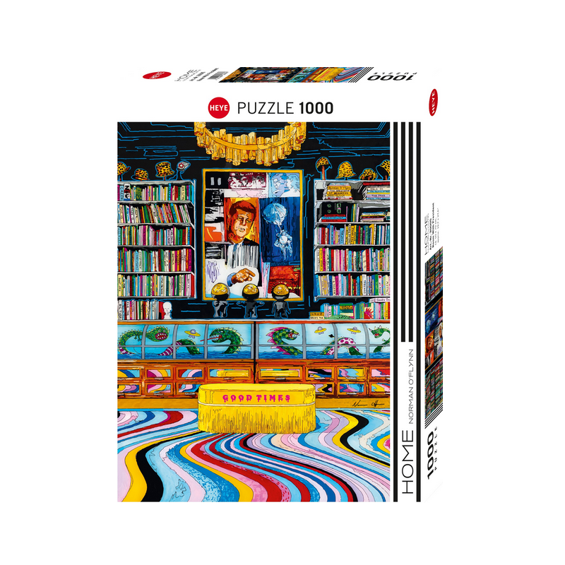 Puzzle Heye - Norman O'Flynn : Chambre à la maison avec le Président - 1000 pièces