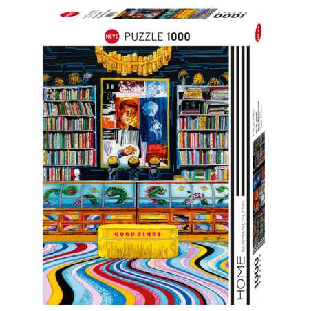 Puzzle Heye - Norman O'Flynn : Chambre à la maison avec le Président - 1000 pièces