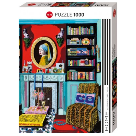 Puzzle Heye - Norman O'Flynn : Chambre avec Vermeer - 1000 pièces