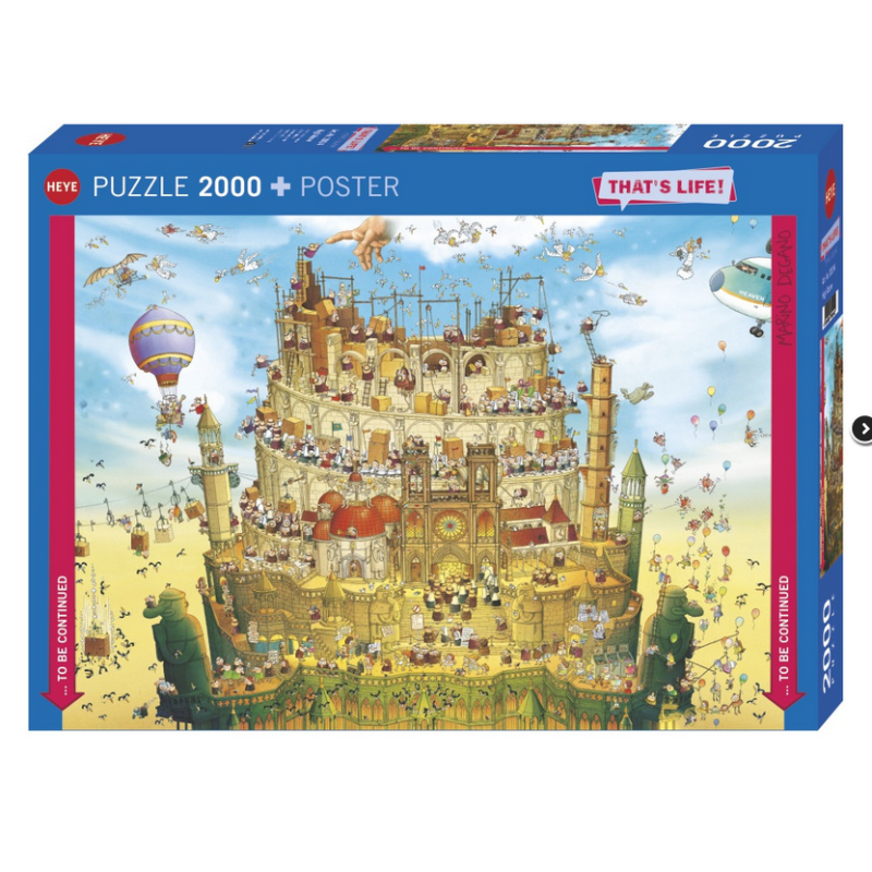 Puzzle Heye - Marino Degano : Thats Life High above - 2000 Pièces