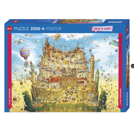 Puzzle Heye - Marino Degano : Thats Life High above - 2000 Pièces