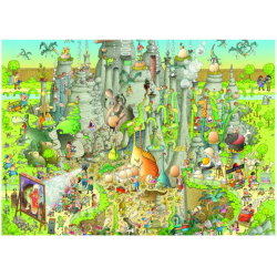 Puzzle Heye : Funky Zoo -Jurassic Habitat de Marino Degano - 1000 Pièc