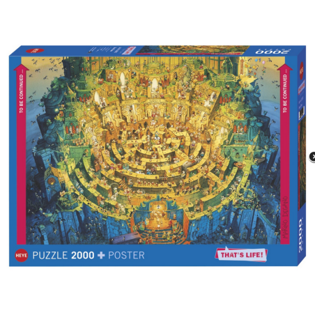 Puzzle Heye - Marino Degano : That's Life Deep Down - 2000 Pièces