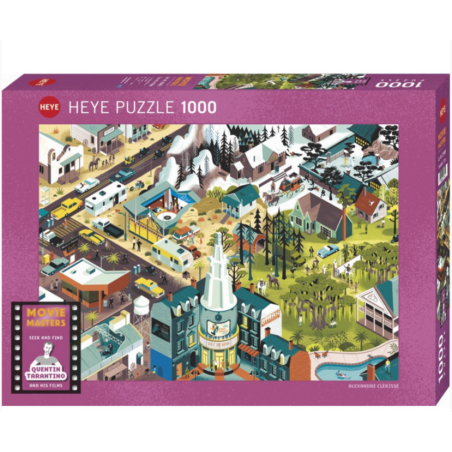 Puzzle Heye :  Quentin Tarantino Films de Alexandre Clérisse  - 1000 P