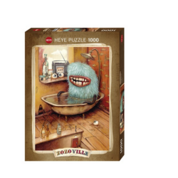 Puzzle Heye : Zozoville Bathtub de Mateo Dineen - 1000 Pièces