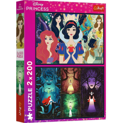 Puzzle Trefl - 2 Puzzles - Disney : Princesses Charmantes - 2x200 pièces
