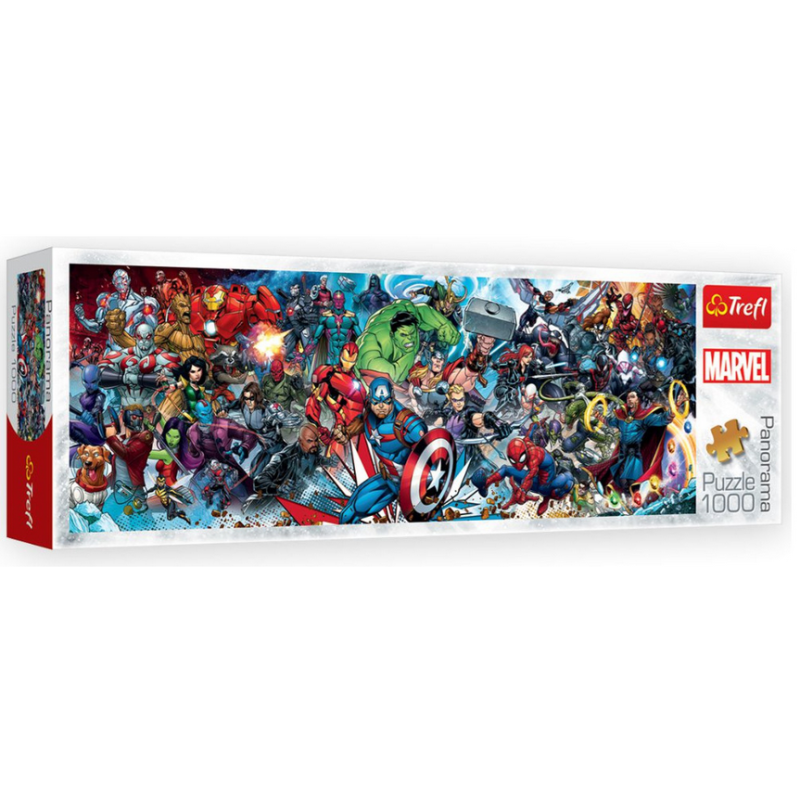 Puzzle Trefl - Panorama : Disney Marvel - 1000 Pièces