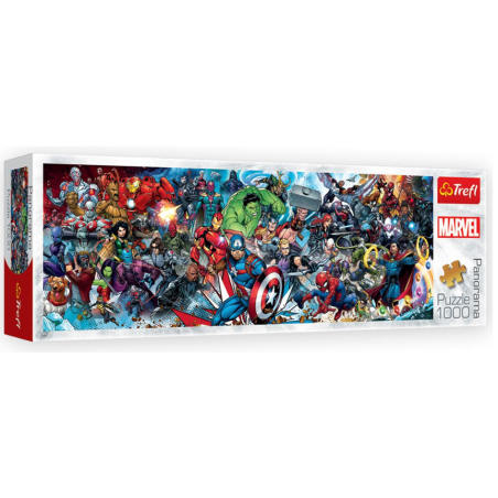 Puzzle Trefl - Panorama : Disney Marvel - 1000 Pièces