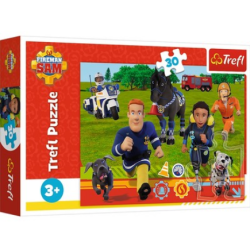 Puzzle Trefl - Sam le pompier - 30 pièces