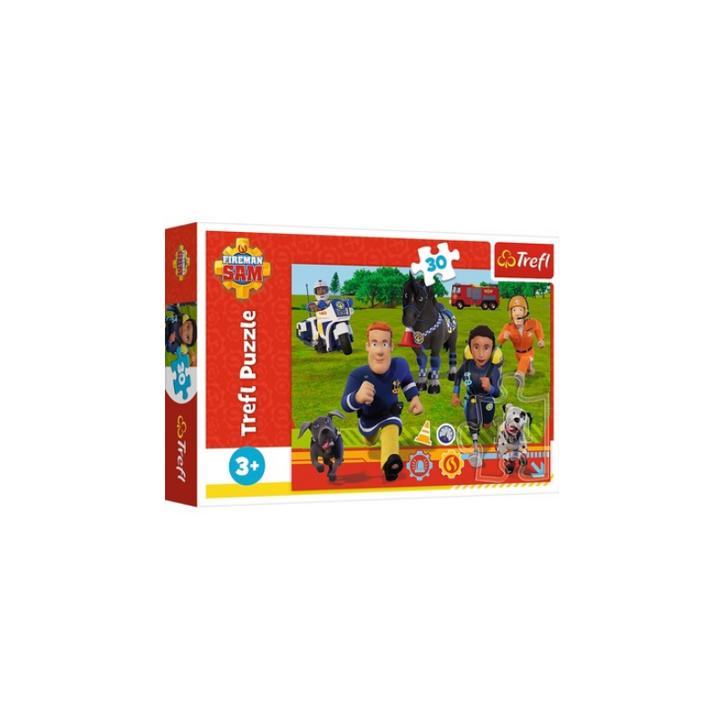 Puzzle Trefl - Sam le pompier - 30 pièces