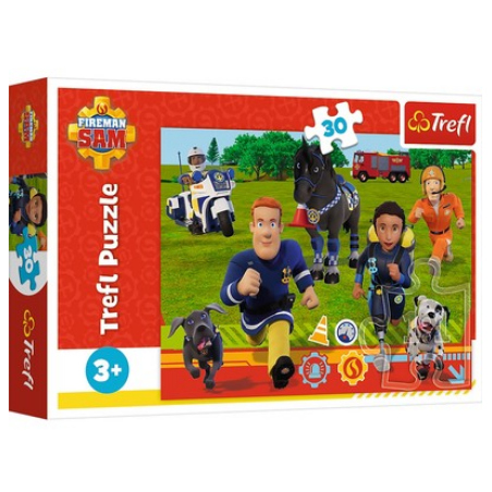 Puzzle Trefl - Sam le pompier - 30 pièces