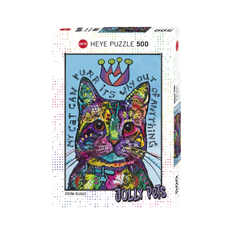 Puzzle Heye : Dean Russo - Mon Chat peut Ronronner - 500 Pièces Puzzle Heye : Dean Russo - Mon Chat peut Ronronner - 500 Pièces