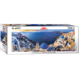 Puzzle Eurographics Panoramique : Santorin, Grèce - 1000 Pièces