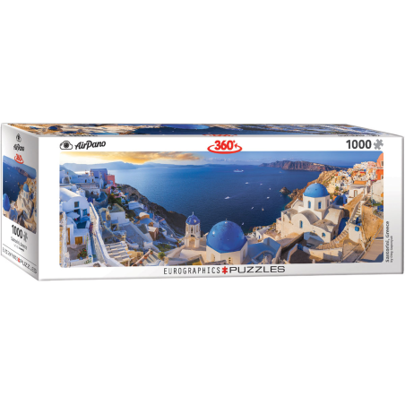Puzzle Eurographics Panoramique : Santorin, Grèce - 1000 Pièces
