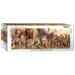 Puzzle Eurographics Panoramique : Haruno Takino : Dinosaures - 1000 Pièces