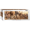 Puzzle Eurographics Panoramique : Haruno Takino : Dinosaures - 1000 Pièces