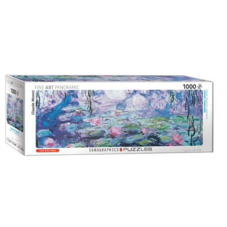 Puzzle Eurographics Panoramique : Claude Monet : Les Nénuphars - 1000 Pièces