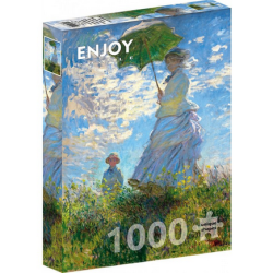 Puzzle Enjoy Puzzle - Claude Monet : Femme à l'ombrelle - 1000 Pièces