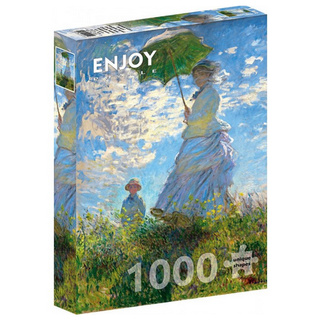 Puzzle Enjoy Puzzle - Claude Monet : Femme à l'ombrelle - 1000 Pièces
