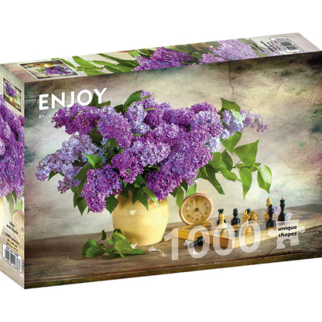 Puzzle Enjoy Puzzle : Lilac and Chess - 1000 Pièces